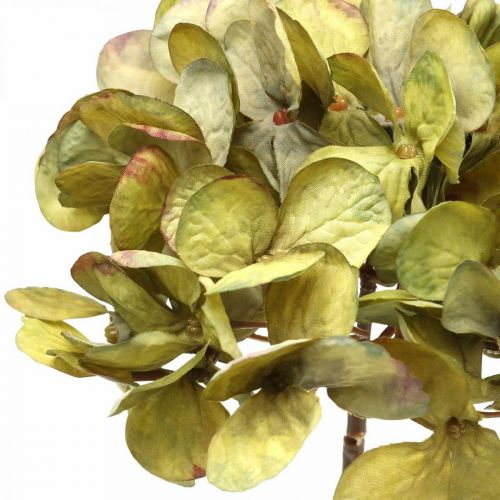 Floristik21 Hortensie künstlich Grün Kunstblume 64cm