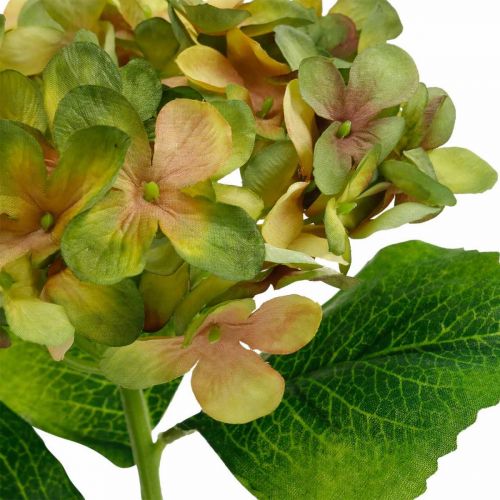 Floristik21 Hortensie künstlich Grün 33cm 1St
