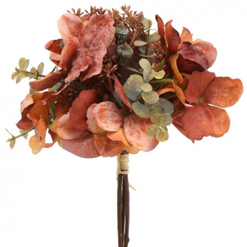 Floristik21 Hortensien Blumenstrauß Kunstblumen Tischdeko 23cm