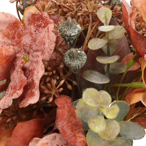 Floristik21 Hortensien Blumenstrauß Kunstblumen Tischdeko 23cm