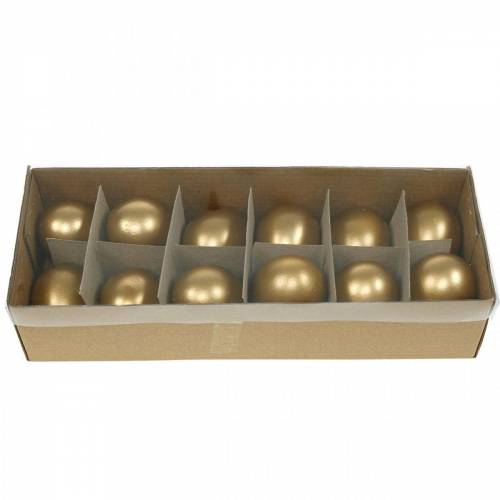 Artikel Hühnereier Golden Ausgeblasene Eier Osterdeko 10 St