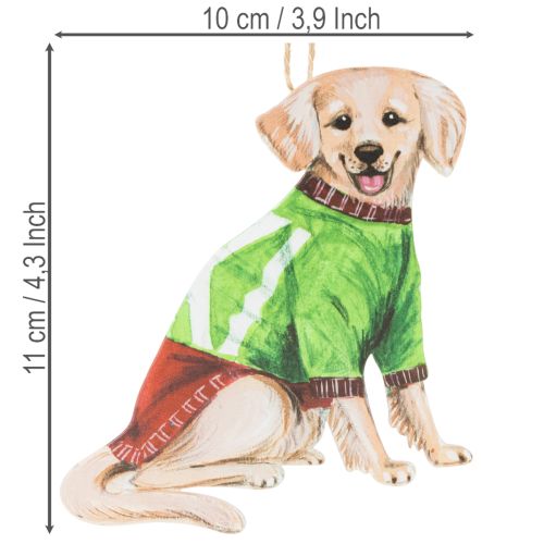 Weihnachtsanhänger Hundemotive Metall 12 cm 2er-Set | Floristik21.de