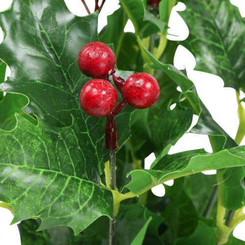 Floristik21 Stechpalme im Topf Kunstpflanzen Ilex künstlich 26cm