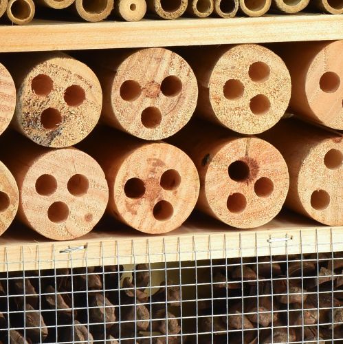 Artikel Insektenhotel Braun Insektenhaus Holz 25cmx8,5cmx32cm