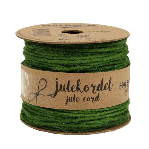 Jute Kordel Grün Ø2mm 100g