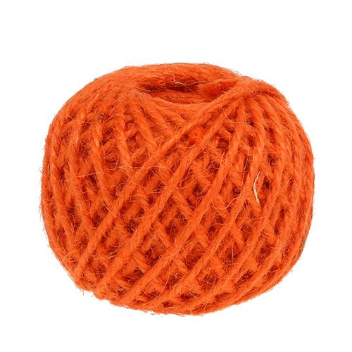 Jute Kordel Orange Ø3mm 100g | Floristik21.de