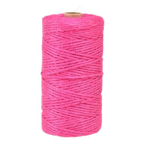 Artikel Juteband Jutekordel Dekoband Jute Fuchsia Ø3mm 200m