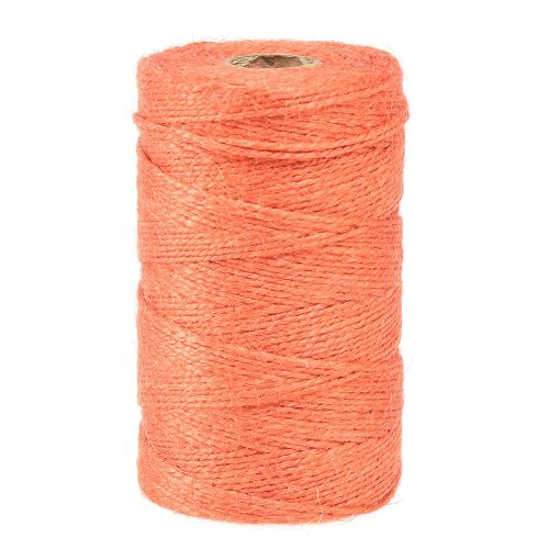 Juteband Jutekordel Jute Band Orange Ø2mm 200m