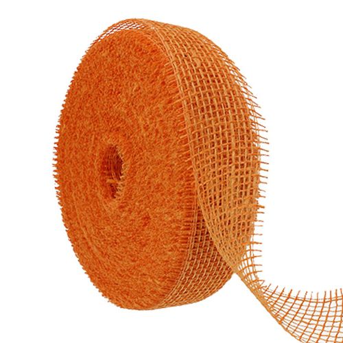 Juteband Hellorange 5cm 40m einkaufen | Floristik21.de