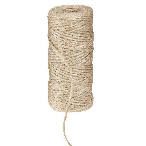 Floristik21 Umweltfreundliche Jute-Schnur 2mm, 50m x 8 Rollen für kreative Floristik