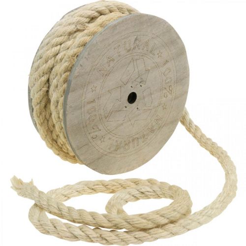 Artikel Jutekordel Creme Deko Kordel aus Jute Naturfaser 8mm 7m