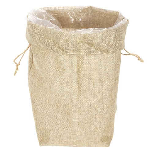 Jutetasche 13,5×11cm H25cm | Floristik21.de