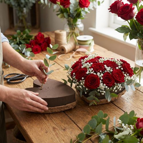 Artikel OASIS® Renewal® Floral Foam Biolit® Steckschaum-Herz, braun, 18 cm, 2 Stück