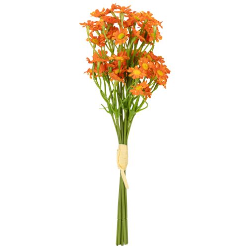 Artikel Kunstblumen Kamille Orange 27cm 3er-Bund - Hochwertige Deko für saisonale Arrangements