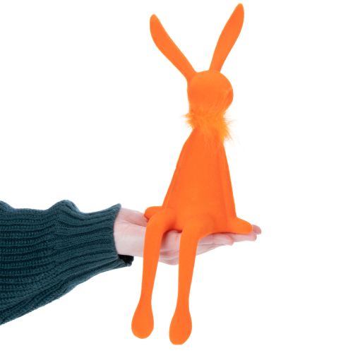 Artikel Deko Osterhasen Kantenhocker 36cm in Lachs und Orange – Frühlingshafte Osterdeko zum Hinstellen
