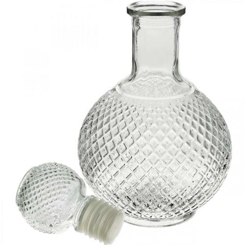 Whisky Karaffe mit Deckel Glaskaraffe H24cm