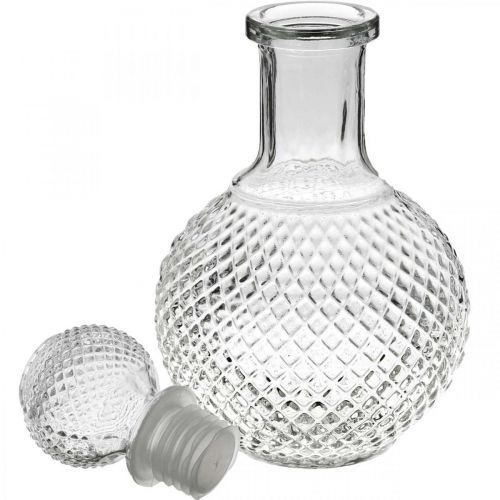 Whisky Karaffe mit Deckel Glaskaraffe H20,5cm