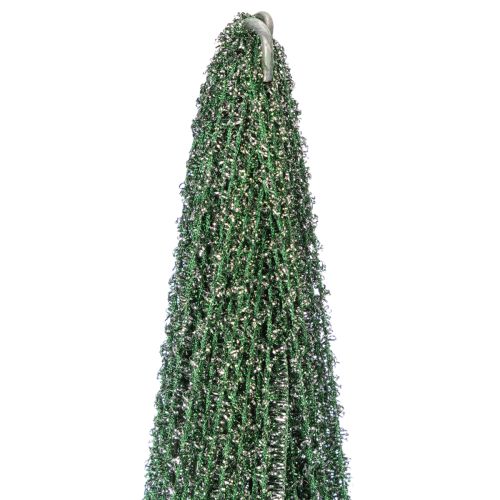 Steckkegel aus grünem Metall, 47 cm und 62 cm, 2er-Set für floristische Gestecke und Dekorationen | Floristik21.de