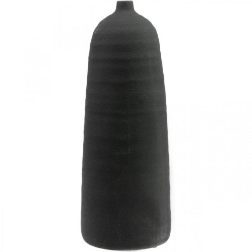 Artikel Keramik Vase Schwarz Deko Vase Bodenvase Ø18cm H48cm