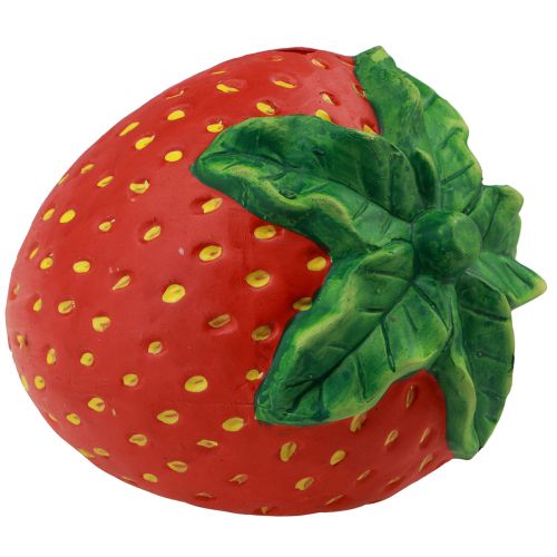 Keramik Spardose Erdbeere Deko 17 × 13,5 × 13,5cm