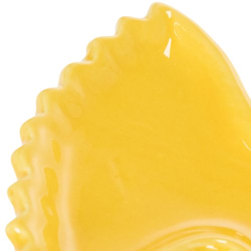 Artikel Gelbe Keramik-Dipschale 31 cm in Pasta-Form für kreative Tischdekoration