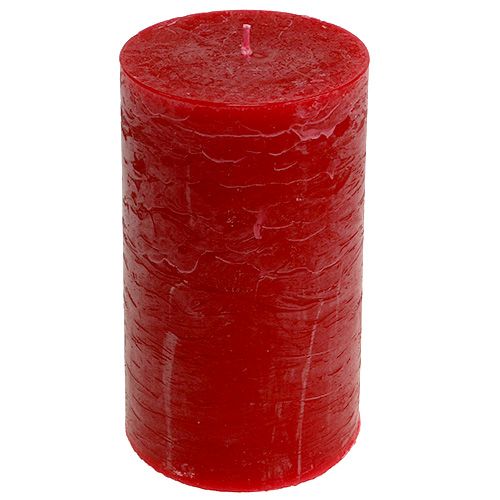Kerze Rot 85mm x 200mm durchgefärbt 4St