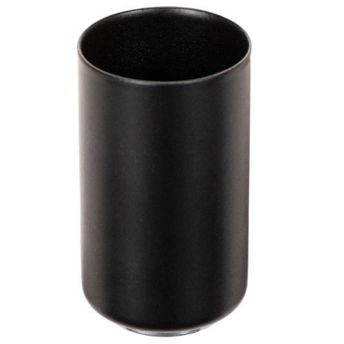Magnetischer Kerzenhalter rund mattschwarz für Stabkerzen Ø 25 mm, 4er-Set