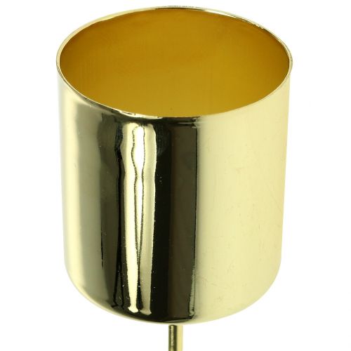 Artikel Kerzenhalter für Stabkerzen Gold Ø3,5cm H4cm 4St
