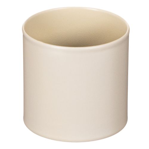 Magnetischer Kerzenhalter aus Metall, Ø 4 cm, für Stabkerzen 34 mm, 4er-Set, taupe-creme