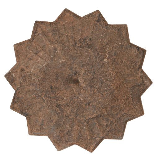 Floristik21 Kerzenhalter zum Stecken Ø11cm H8cm Rost-Effekt