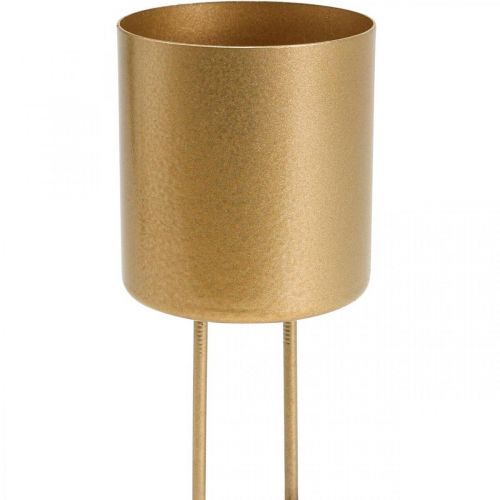 Artikel Kerzenhalter zum Stecken Gold Teelichthalter Metall Ø5cm 4 St
