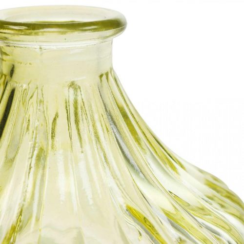 Floristik21 Kerzenhalter Glas Kerzenständer Glas Ø10,5cm H7cm 4St