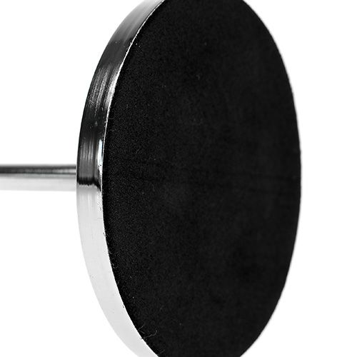 Floristik21 Kerzenhalter für Spitzkerze Silber 30cm