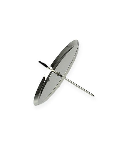 Kerzenhalter Silber Ø7cm 4St