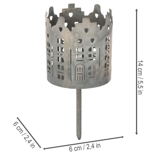 Teelichthalter mit Dorn aus