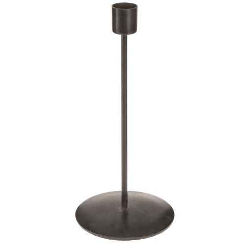 Kerzenständer Stabkerzenhalter Antikbraun Metall H21,5cm 2er Set für Tischdeko