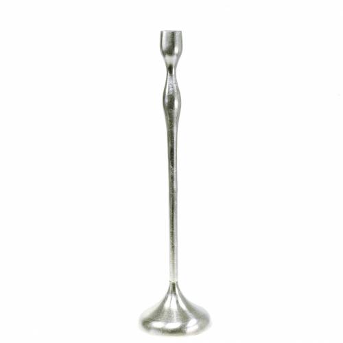 Floristik21 Kerzenständer Antik Silber H50cm