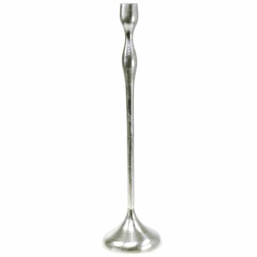 Floristik21 Kerzenständer Antik Silber H61cm