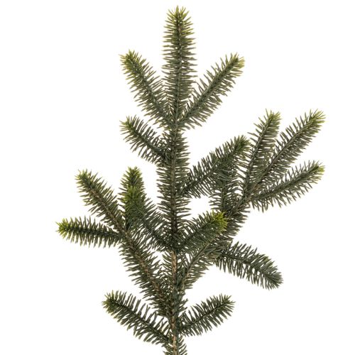 Künstlicher Tannenzweig 45 cm Grün 3er-Set für Tischdekoration und Gestecke