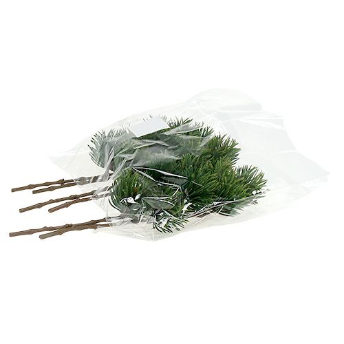 Floristik21 Kiefernzweig künstlich grün H30cm 6St
