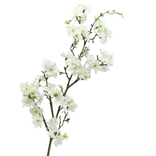 Floristik21 Kirschblütenzweig Weiß 105cm