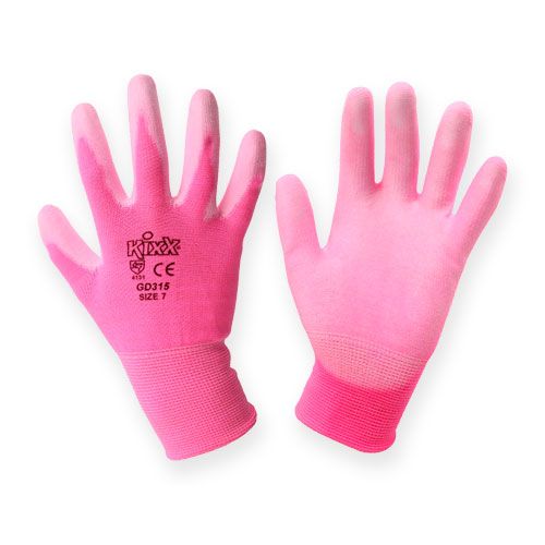 Kixx Gartenhandschuhe Gr.7 Rosa, Pink