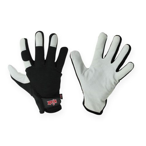 Floristik21 Kixx Lycra Handschuhe Gr.8 Schwarz, Hellgrau