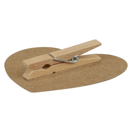 Artikel Klammer Herz mit Spruch Herz Deko Herzen Dekoklammer 7cm 48 St