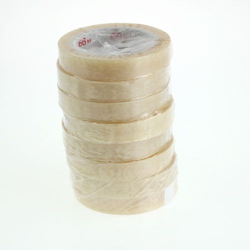 Floristik21 Klebeband 12mm x 66m PVC neutral 12St
