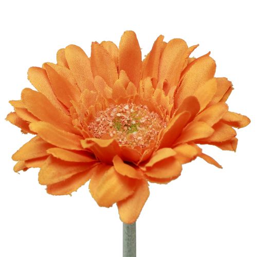 Floristik21 Künstliche Blumen Gerbera Orange 45cm