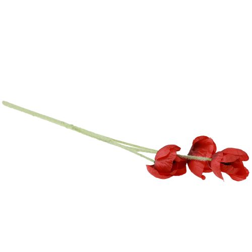Artikel Künstliche Blumen Mohn Rot 50cm