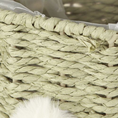 Artikel Pflanzkorb Osterkorb in Häschenform aus Bast - Dekorativer Korb für Osterdeko und Innenbereich 32cm