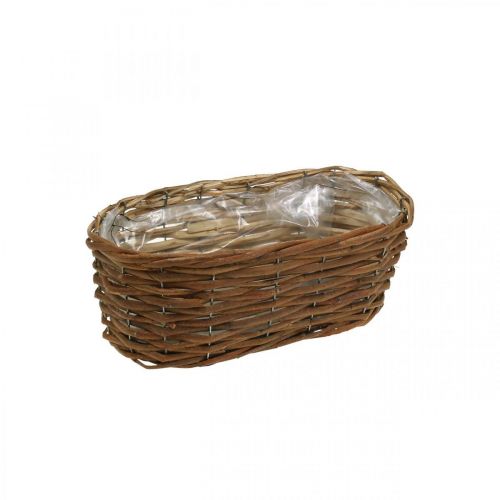 Blumenkorb, Korb zum Bepflanzen, Blumendeko Natur L31cm H11,5cm Blumenkorb, Korb zum Bepflanzen, Blumendeko Natur L31cm H11,5cm