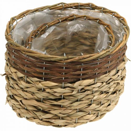 Artikel Weidenkorb, natürliches Korbgeflecht, Pflanzschale Natur L30/22cm H20/17cm 2er-Set